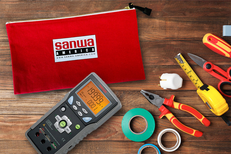 Sanwa-America Canvas Tool Bag with Zipper