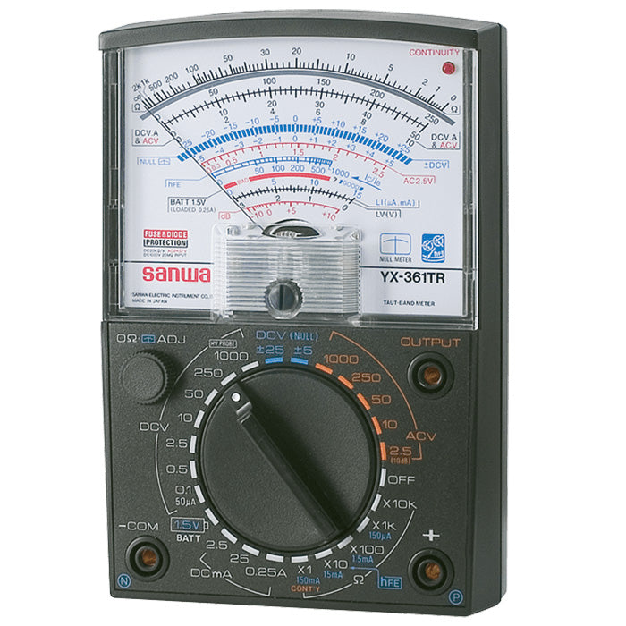 Sanwa YX361TR | Analog Multimeter - Variety of Measurement Functions ...