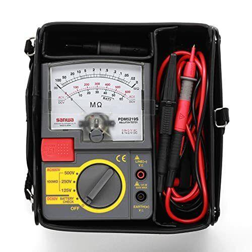 PDM5219S | 125V / 250V / 500V Analog Insulation Tester / Portable  Insulation Resistance Meter